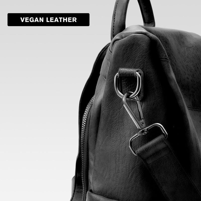 molshine Backpack,Fashion Casual Travel PU Leather Daypack Bag Shoulder Rucksack Handbags for Women HB041 - Image 5